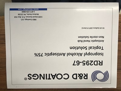55 Gal Drum Label (Rd Front Label 55)